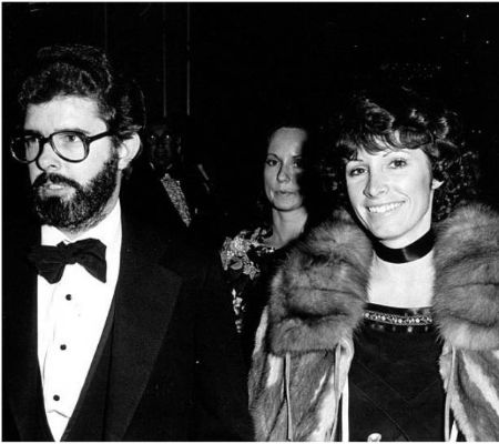 George Lucas and his first wife Marcia Lou Griffin.